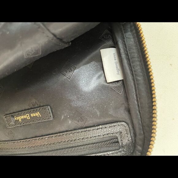 Vera Bradley multi color plaid crossbody bag gold tone chain and hardwares. - Picture 10 of 11